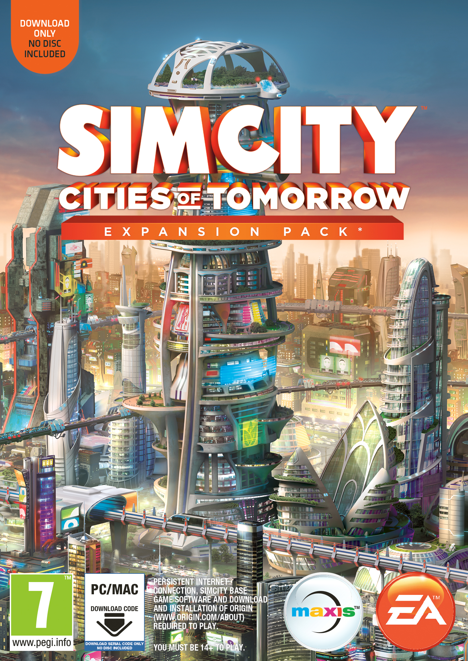 SimCity: Cities of Tomorrow PC Poster SimCity: Cities of Tomorrow PC Poster
