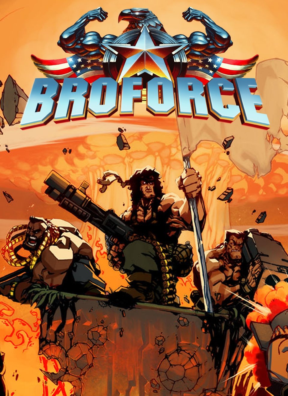 Broforce PC Poster Broforce PC Poster