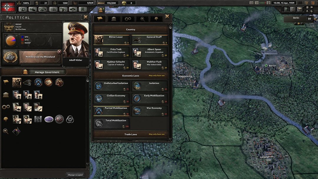Some Screenshot from Hearts of Iron 4 Hearts of Iron 4 download