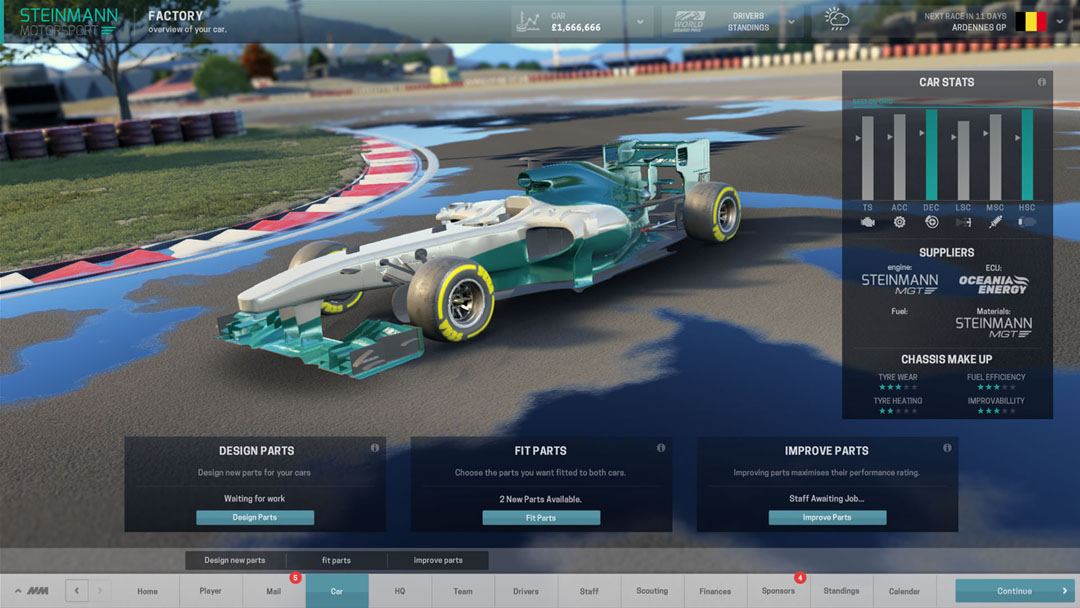 Some Screenshot from Motorsport Manager Motorsport Manager download